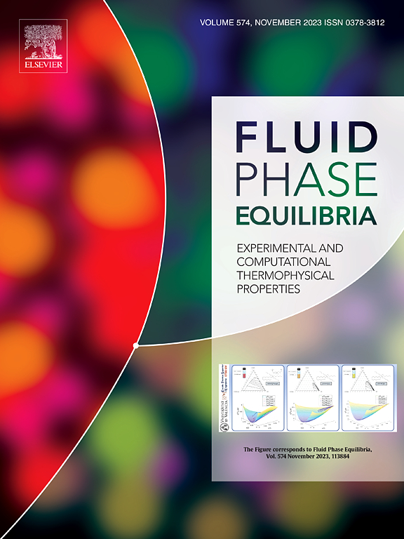 Go to journal home page - Fluid Phase Equilibria